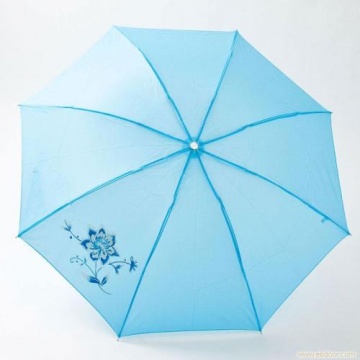 三羊雨伞小菊花